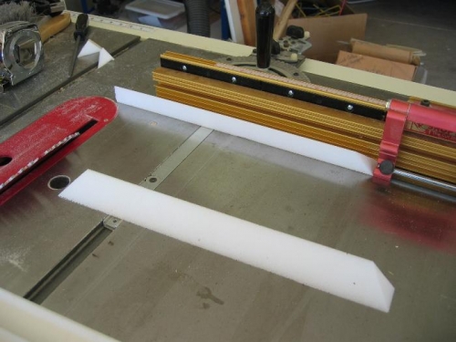 Docking the ends on the Table Saw