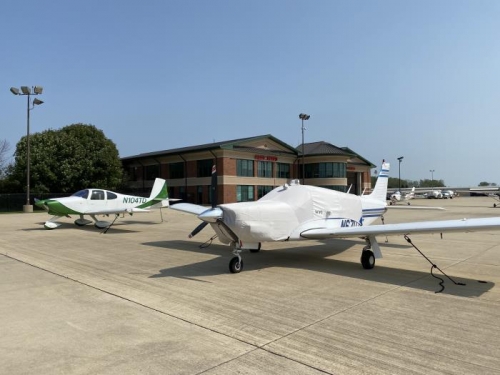 Our Lance next to an RV-10 in Chicago