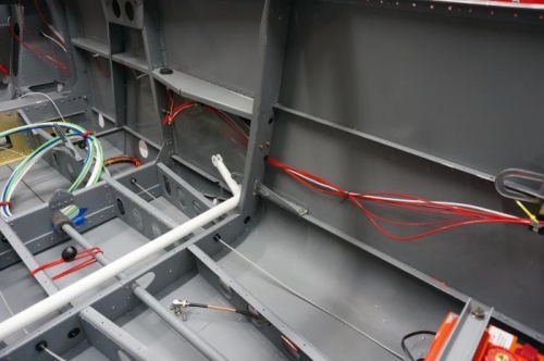 E-bus wires routed forward