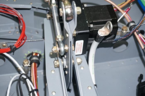 Cable installed in the aircraft