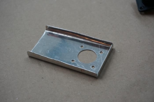 Bracket for roll servo wiring CPC connector