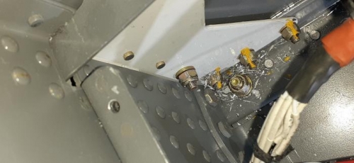 F863 attach bolts from the inside