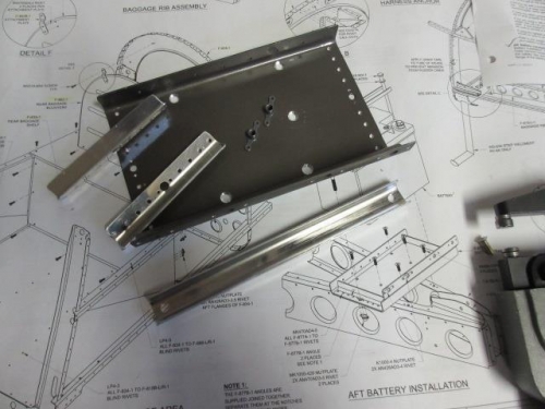 Aft battery tray