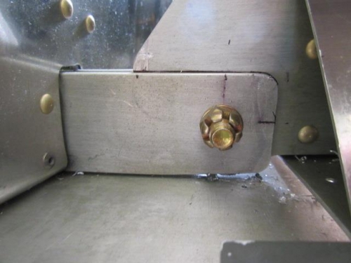 AN5-10 Bolt AN310-5 Nut. Cotter pin will be installed after the final wing installation