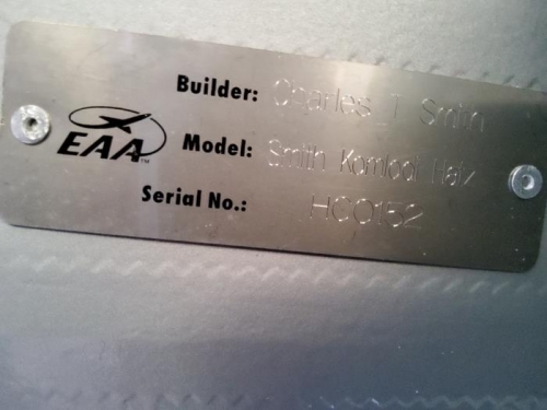 EAA ID Plate