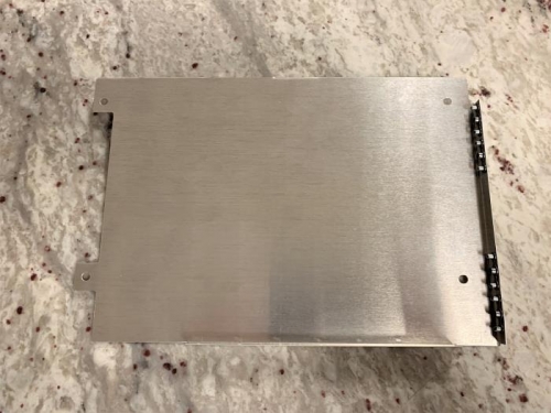 Newly designed mounting tray right side panel for vertically mounting the ACM.