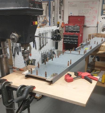 Set up for drilling and reaming