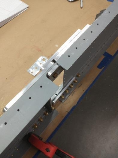 The first pin goes in