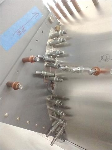 Right side mounting brackets