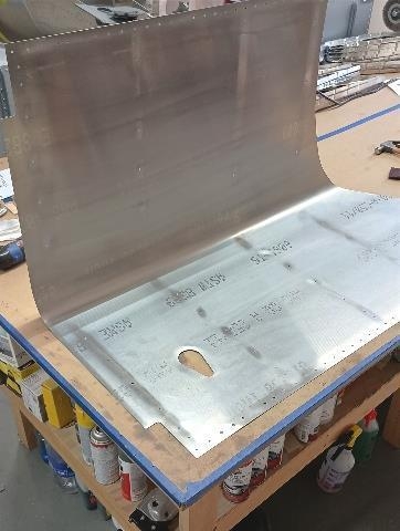 Skin deburred and ready for prime