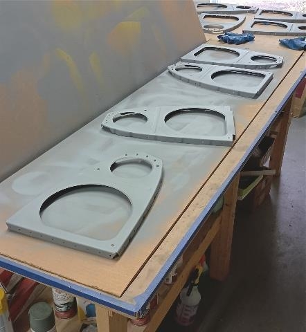 Ribs ready for install