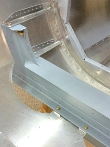 Bolted in place with the shims installed as well