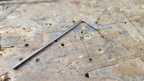 Made the required pin bends in a small piece, and used that to bend the final pins.