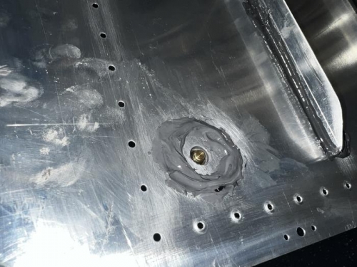 left fuel drain insde