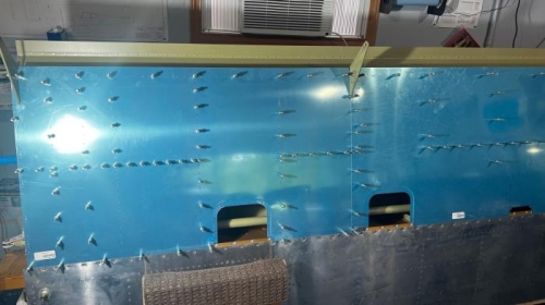 rough cut the hole for 4th access panel