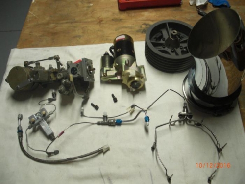 Engine components removed from engine