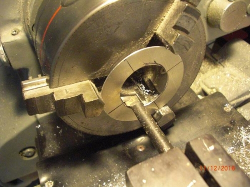 turning OD of backing plate