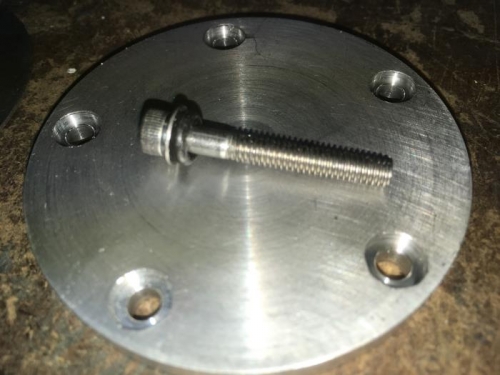 countersunk holes forO-ring seals