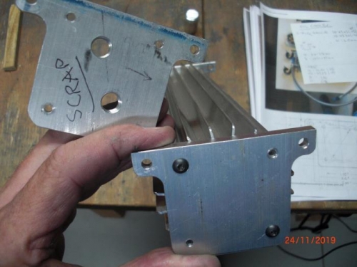 end plate with mounting ears