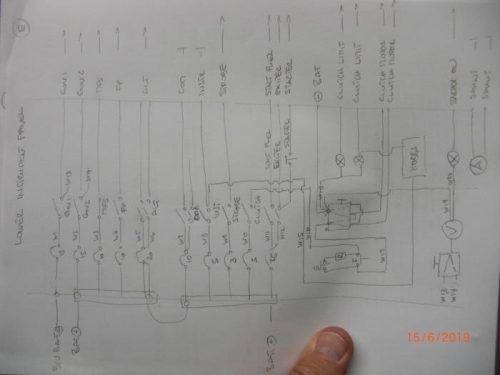 wiring diagram lower panel