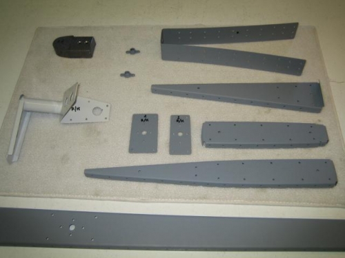 Elevator parts ready for assembly