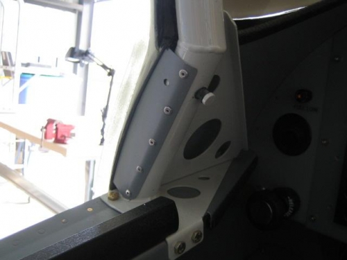 Blind rivets in place