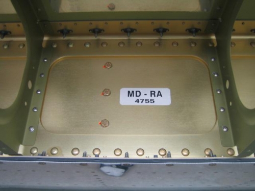 MD-RA inpsection sticker