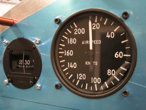 Airspeed Indicator installed