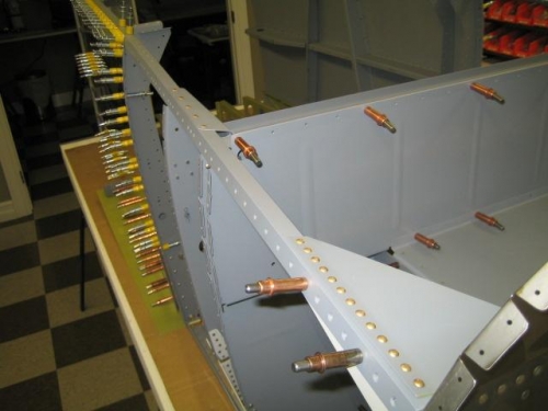 F-887 riveted to fuselage