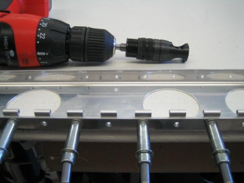 Countersinking flap spars