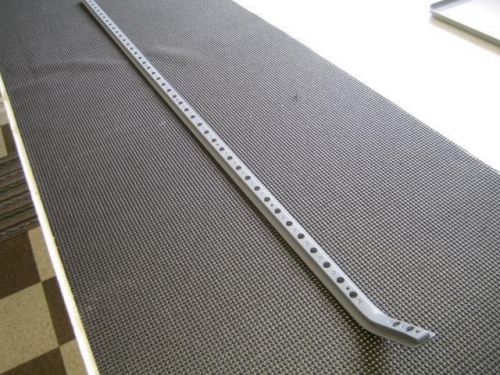 Completed slide rail assembly