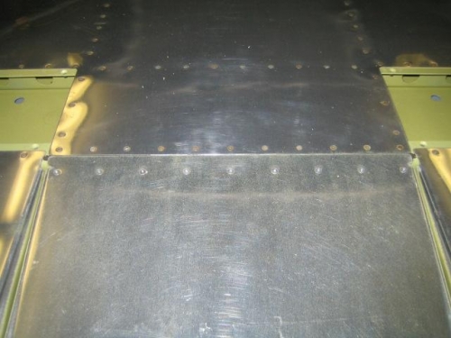 Cooling ramp to F-850 skin joint