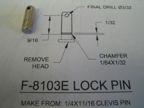 F-8103E locking pin