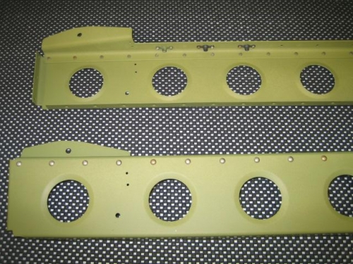 Aft baggage compartment ribs