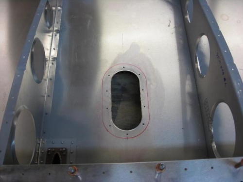 Pitot Acceess Hole