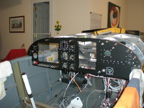 Instrument Panel in Place