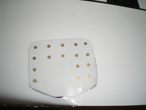 Patch Plate Riveted to Fuselage