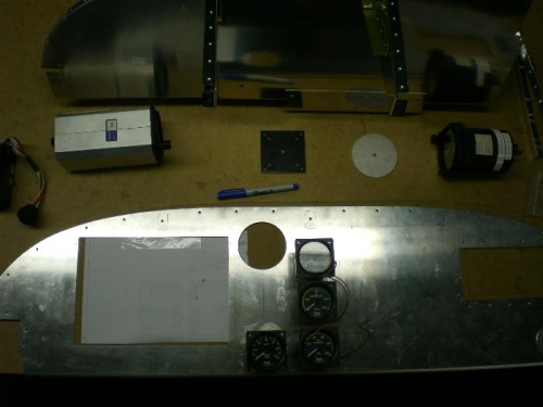 Cutting panel for instruments