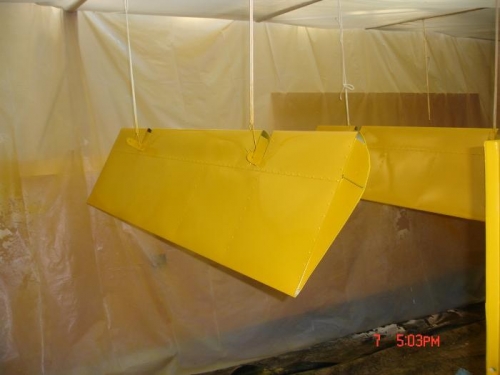 Two ailerons cub yellow