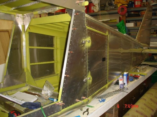 Cargo door in place