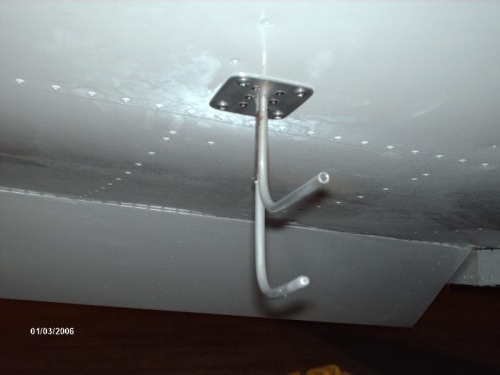 Pitot tubes in place