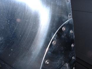 Skin patch on vert stab to cover scratch