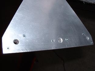 Anchor nuts on vertical tail