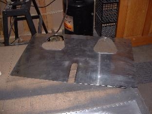 Seat bottom sling complete less hinges