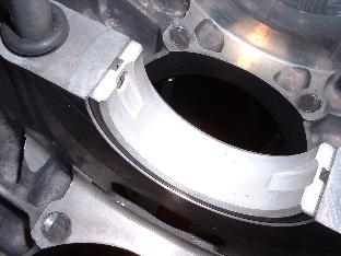 Crank bearing in case