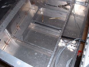 Floor partially disassembled