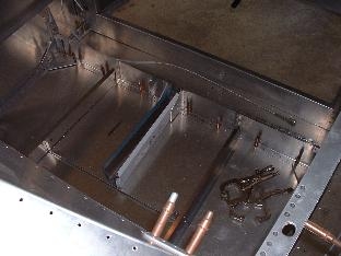 Floor after removal of structure