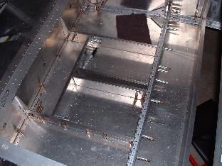 Floor structure for seat mod