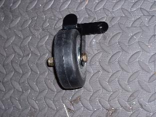 Tail wheel caster drilled