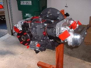 Engine assembled -long block